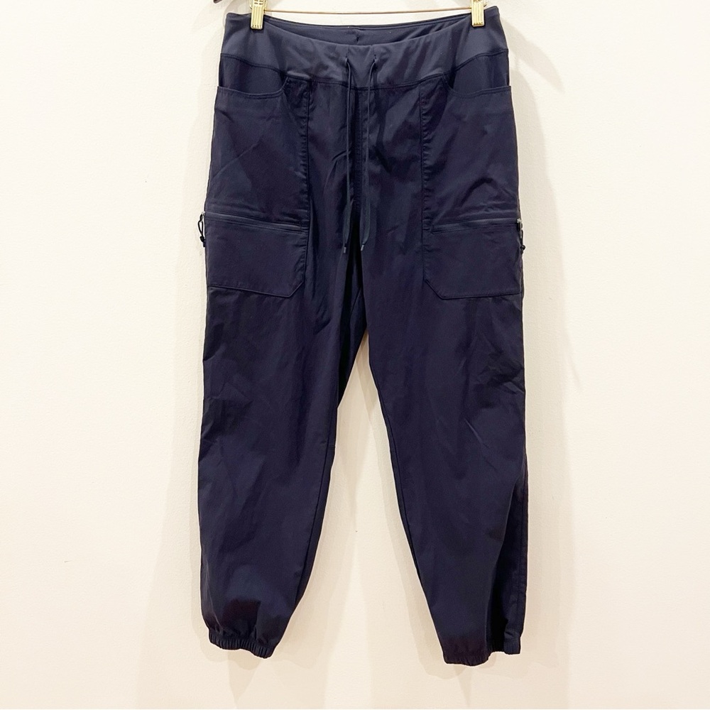 Patagonia Quandary Joggers Womens Large Blue Hiking Utility Sustainable Pants